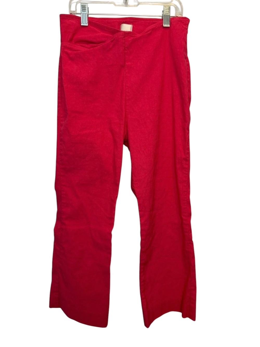 Maeve Anthropologie Pink Margot Kick Flare Crop Pants Size 4 Boho Preppy